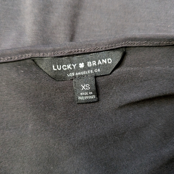 Lucky Brand Women's Open Shoulder Tee XS - Picture 4 of 5